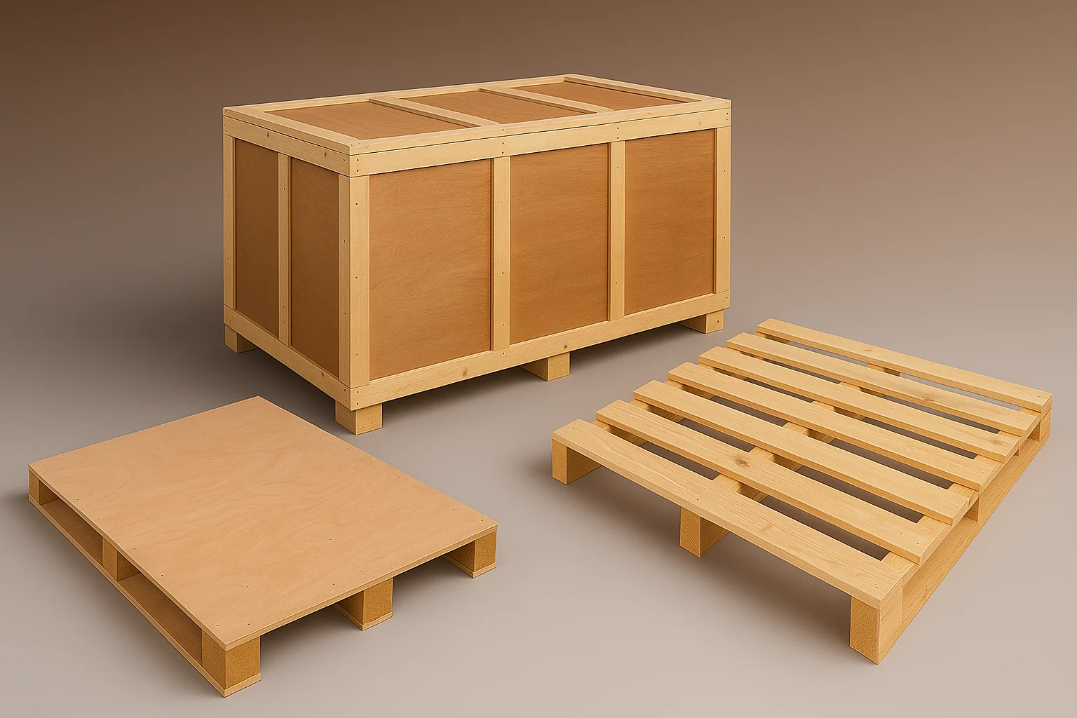 Pinewood and Plywood Boxes